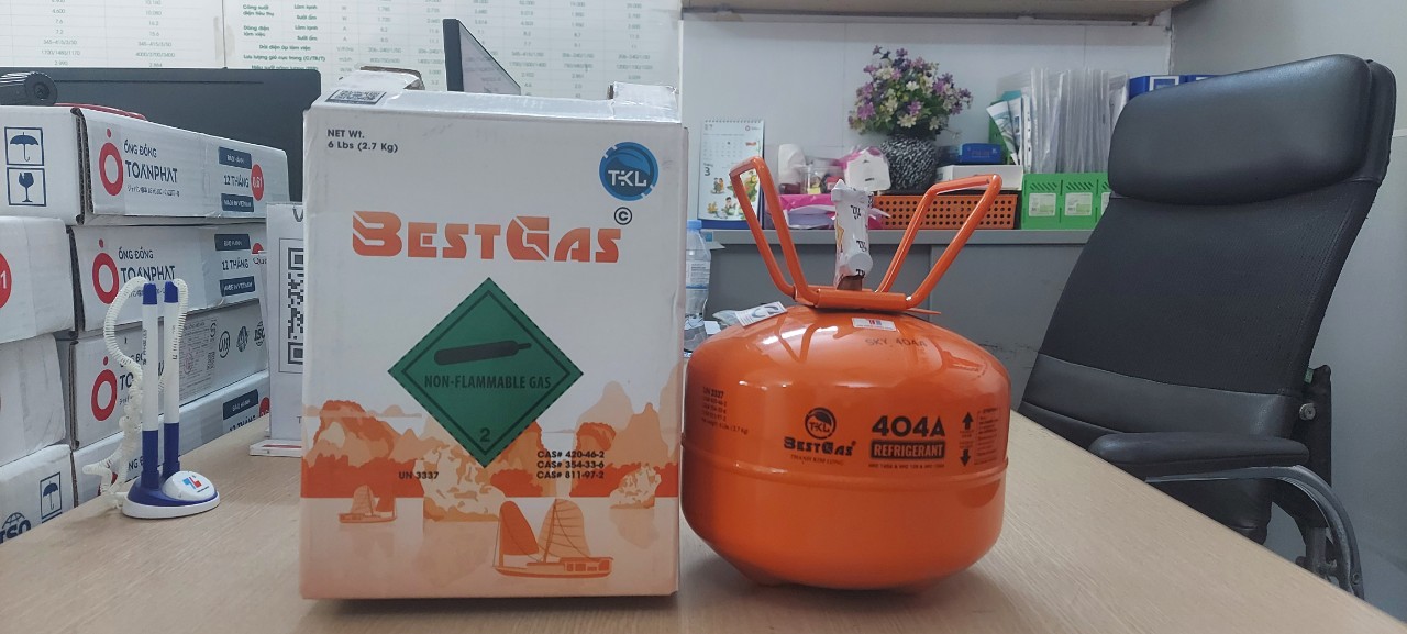 Gas lạnh R404 Bestgas(2.7KG)